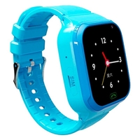 Ceas SmartWatch Pentru Copii, Flippy, Motto LT36, Localizare GPS, Buton SOS, Apel video, Mesaje vocale si text, Camera foto, 230 x 40 x 15.5 mm Albastru
