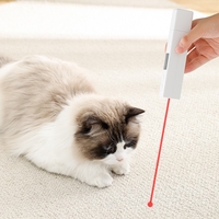 Pila Electrica pentru Animalute de Companie, Flippy, Incarcare USB, Laser pentru Joaca, Capac Impotriva Prafului, Display Electronic, 15 x 3 cm, Mai Multe Viteze, Alb