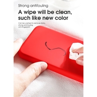Husa protectie compatibila cu Huawei P40 Pro Liquid Silicone Case Rosu