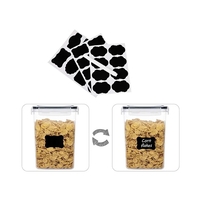 Cutii de depozitare alimente, Flippy, Set din 8 Cutii pentru Condimente, Cereale, Cutii pentru Bucatarie, din Plastic PP, Cutii Alimentare, Diferite Dimensiuni, Transparente