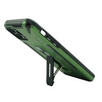 Husa de protectie Flippy compatibila cu Apple iPhone 11Pro Defender Model 4 cu suport, Verde deschis