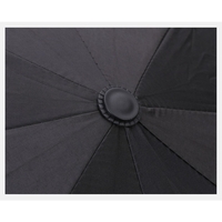 Umbrela, Flippy, Protectie UV Soare, Protectie Ploaie, Pliabila, din Vinil si Otel, 96 x 67 cm, Negru