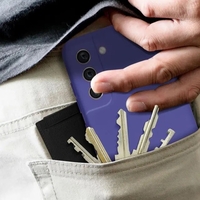 Husa protectie Flippy pentru Samsung S21 FE Liquid Silicone Mov