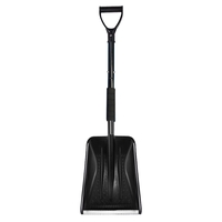 Lopata de Zapada, Flippy, Multifunctionala, Demontabila, cu Maner Antiderapant, Aluminiu, Plastic, Solutia pentru Iarna, pentru Deszapezire, 80x11x25.7 cm, Neagra