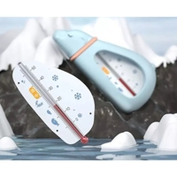 Termometru pentru Baie, Flippy, Plutitor, Rezistent la apa, Multifunctional, Model Urs Polar, 15x7.5x4 cm, Albastru