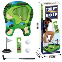 Covoras de Baie, Flippy, Model Teren de Golf, Interactiv, +14 Ani, din PVC, 80 x 69 cm, Verde