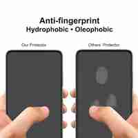 Folie Sticla securizata, Flippy, compatibila cu Samsung A54 5G, Full Glue, cu margini negre