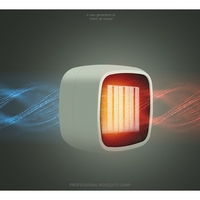 Mini radiator electric portabil Flippy, 800 W, 2 trepte, 150x120x175 mm, verde