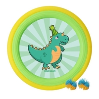 Set Interactiv Frisbee, Fippy, pentru Copii, 2 Palete Elastice, Diametru 30 cm, 4 Mingi, + 3 Ani, Design Animat, Multicolor