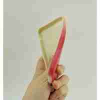 Husa protectie Flippy compatibila cu Apple iPhone 11 Tpu Ombre, Roz/Galben