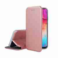 Husa de protectie Flippy compatibila cu Apple iPhone 11 Magnet Book Case Roz-Auriu