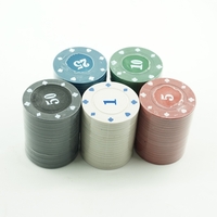 Set de Poker Complex cu 200 de jetoane Flippy, Include 2 seturi de carti, Texas Hold`em set, portabil, cutie depozitare