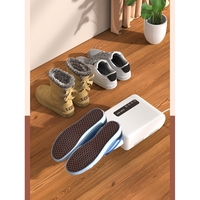Uscator de Pantofi, Flippy, Functie de Uscare, Dezinfectie, Dezodorizare, Montaj pe Perete fara Perforare, din PVC, Silentios, Timer, Alb