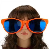 Ochelari Deghizare, Flippy, Marime Exagerata, din Plastic, 26 x 9 cm, Portocaliu