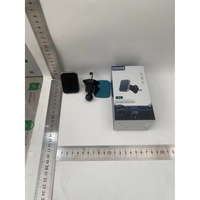 Suport Auto pentru Telefon, Flippy, MagSafe, cu Magnet, Prindere Grila de Ventilatie, Detalii Fine, Rotativ 360 de Grade, Plastic Magnet Silicon, 5.1x3.9 cm, Negru
