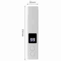 Pila Electrica pentru Animalute de Companie, Flippy, Incarcare USB, Laser pentru Joaca, Capac Impotriva Prafului, Display Electronic, 15 x 3 cm, Mai Multe Viteze, Alb