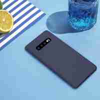 Husa protectie compatibila cu Samsung S10 Liquid Silicone Case Negru