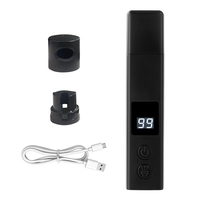 Pila Electrica pentru Animalute de Companie, Flippy, Incarcare USB, Laser pentru Joaca, Capac Impotriva Prafului, Display Electronic, 15 x 3 cm, Mai Multe Viteze, Negru