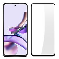 Folie Sticla Securizata pentru Motorola G13, Flippy, Compatibila cu Motorola Moto g13, Full Glue, Margini Negre, Transparent