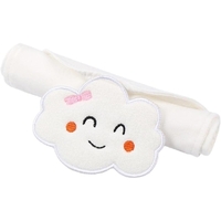 Prosop Absorbant, Flippy, din Bumbac, pentru Bebelusi, 19x28 cm, Model Norisor, Alb