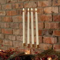 Lumanare Decorativa, Flippy, pentru Masa, 25 cm, din Parafina, fara Fum, Ardere 7.5h, Alb