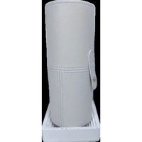 Set 14 Pensule de Machiaj cu Peri Moi, Flippy, cu Suport pentru Depozitare, Bej