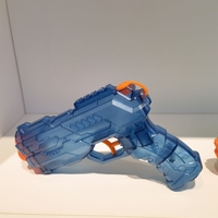 Pistol cu Apa, Flippy, Pistol cu Apa pentru Copii, Manual, din Plastic, 23 x 16 x 4 cm, rezervor 250 ml, Albastru