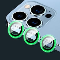 Husa Apple iPhone 13, Flippy, din Silicon Lichid, Interior din Microfibra, Lentile Fosforescente de Protectie Camera, Anti Amprenta, Rezistenta la Socuri, Verde