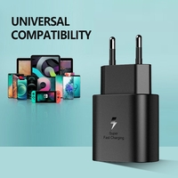 Incarcator Super Fast Charge, Flippy, Incarcator Retea Universal, Compatibil cu Port USB-C, Power Delivery 25W, Negru