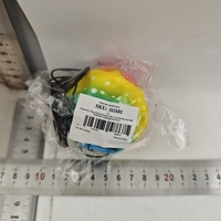 Minge Saltareata Hiperelastica, Flippy, Space Moon Ball foarte Elastica, Antistress pentru Copii, Diametru 66 mm, Multicolor Galben