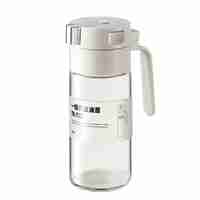 Dispenser pentru Ulei, Flippy, Deschidere si Inchidere Automata a Rezervorul, cu Inductie Gravitationala, 550 ml, 12x7.6x20.5 cm, Alb