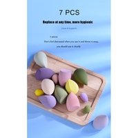 Set Buretei Machiaj, Flippy, Premium, 7 bucati, mov