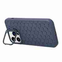 Husa de Protectie TPU, Flippy, pentru Apple iPhone 14 Plus, 3D Cube, cu Inel, Protectie Camera, Antisoc, Antizgariere, Antialunecare, Acoperire Completa, Albastru