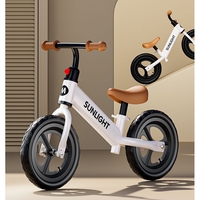 Bicicleta de Echilibru, Pentru Copii, Flippy, Fara Pedale, Cu Doua Roti, 2-6 Ani, Inaltime Reglabila, 82 x 55 x 45 cm, Alb