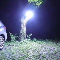 Lampa Portabila, Flippy, Incarcare Solara + USB, Afisaj Inteligent al Bateriei, Raza de Actiune 32 mp, 6x9x11 cm, 3 Moduri, Negru