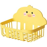 Cutie de Depozitare, Flippy, din Plastic, Montare pe Perete, Model Ratusca, 13x19x12 cm, Galben