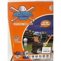 Joc de Baseball Interactiv, Lansator Flippy, Aruncare prin Buton de Lansare pe Bata, Include Bata si 5 Mingii, 37 x 23 x 16 cm Baza, 59 cm Bata, Multicolor