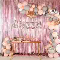 Balon Folie Metalizata Litera U, Flippy, 80 cm, Umflati cu Heliu sau Aer, Ambalaj Individual, Pai inclus, Argintiu