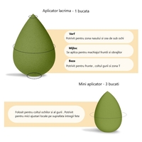 Set Buretei Machiaj, Flippy, Premium, 7 bucati, mov