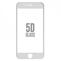Folie Sticla Apple iPhone 7 4D/5D Alb