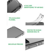 Husa de Protectie, Flippy, Compatibila cu Honor Magic 5 Pro, TPU Antisoc, Protectie Colturi, 1.5 mm Transparent