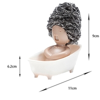 Suport pentru Spalat Vase, Flippy, pentru Burete/Sarma, Model Cada, Alb/Bej