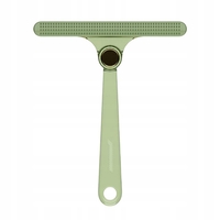 Perie de Indepartare a Scamelor, Flippy, pentru Haine si Par de Animale, cu Doua Fete, Manual, Multifunctional, 12x14.5 cm, Accesoriu pentru Casa, Verde