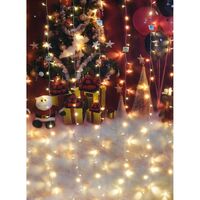 Instalatie Craciun, Tip Perdea, IP44, 2 m x 2 m, 240 LED-uri, Alb cald, 8 jocuri de lumini, Transformator, Interconectabila, Prelungitor 3 m inclus, Fir transparent, Interior/ Exterior, Flippy