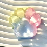 Jucarie Antistres Squishy, Flippy, cu Revenire Lenta, Labuta de Pisica Pufoasa, 7.5 cm, Ambalaj Transparent, Model 27054, Multicolor