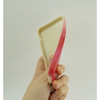 Husa protectie Flippy compatibila cu Apple iPhone 7/8G/SE2020 Tpu Ombre, Roz/Galben