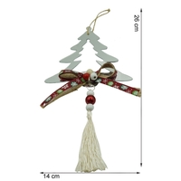 Ornament brad, Flippy, Brad, Argintiu, Lucios, 14*26CM, Acril, Interior/ Exterior