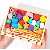 Jucarie Montessori de Sortat, Flippy, din Lemn, Forme Geometrice,+3 Ani, 25 de Piese, 21.5 x 16 x 3 cm, Multicolor