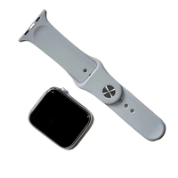 Ceas Smartwatch, Flippy, Editia 9, Apeluri Bluetooth, Incarcare Wireless, Afisaj 2.01 inch, Rezolutie 240 x 296, NFC, Puls, Gri
