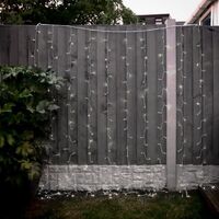 Instalatie Craciun, Tip Perdea, IP44, 6 m x 2 m, 720 LED-uri, Alb rece, cu flash, Transformator, Interconectabila, Prelungitor 3 m inclus, Fir transparent, Interior/ Exterior, Flippy